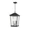 Z-Lite Beacon 3 Light Outdoor Chain Mount Ceiling Fixture, Black & Clear Beveled 568CHXL-BK - alternate 1